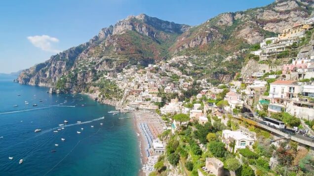 🔥 Positano desde el cielo 🇮🇹 | El paraíso de la Costa Amalfitana #positano #Italy #amalficoast