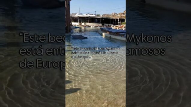 Paraga Beach, Mykonos 🇬🇷Un momento perfecto en el lounge de Santana. ¿Quién más quisiera estar aquí?