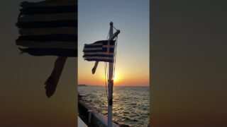 Mykonos de día a noche: el sunset MÁS viral que vas a ver🌅 #mykonos #travel #greece #grecia #viajes