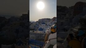 No vas a creer cómo se ve Santorini desde el aire 🚁🤯